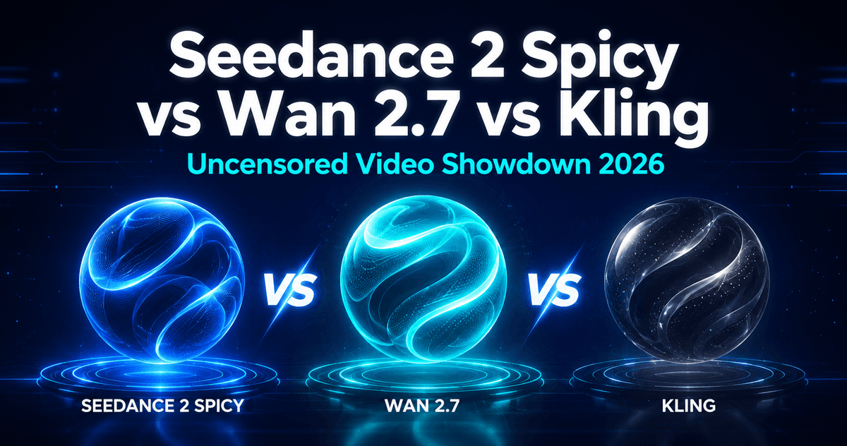Seedance 2 Spicy vs Wan 2.7 vs Kling — Uncensored 2026