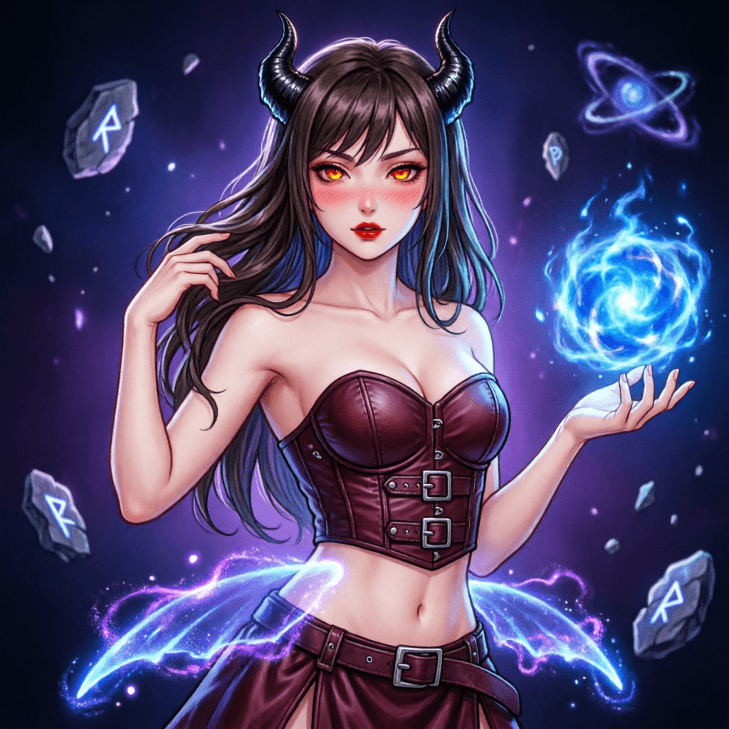 Kenerate AI anime waifu 4K generation — AnythingV5 model output example