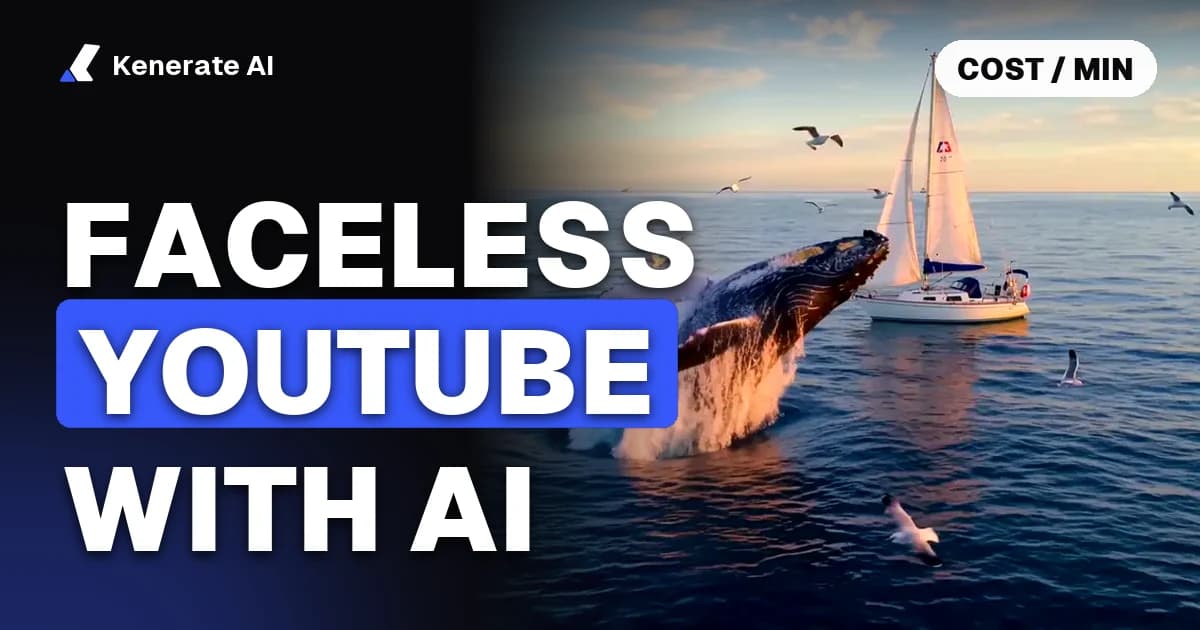 How to Make Faceless YouTube Videos with AI: 7-Step Workflow and Cost per Minute (2026)