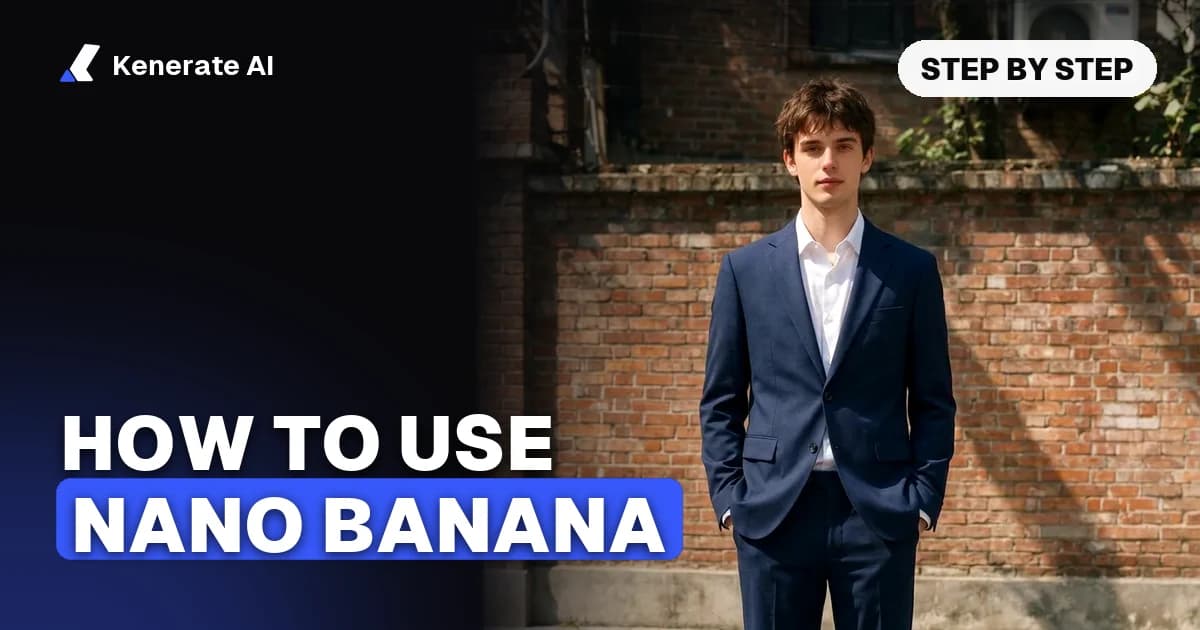 How to Use Nano Banana: Step-by-Step in Gemini and on Kenerate (2026)