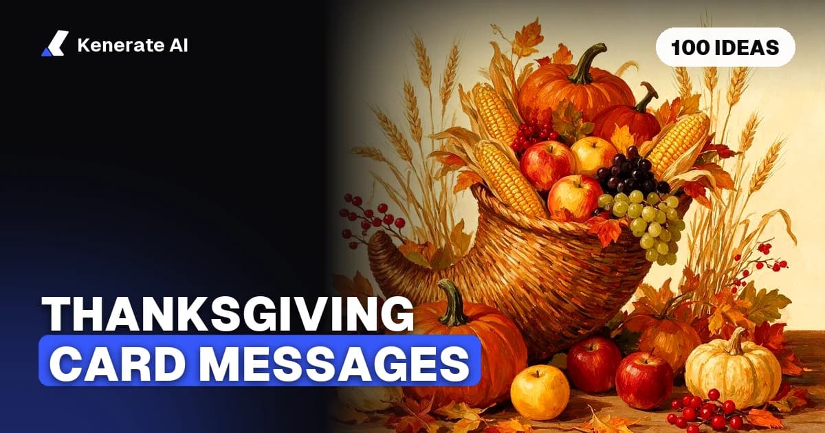 Thanksgiving Card Messages: 100 Ideas for What to Write (2026)