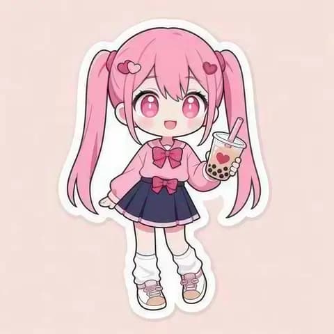 Chibi sticker — after Real-ESRGAN