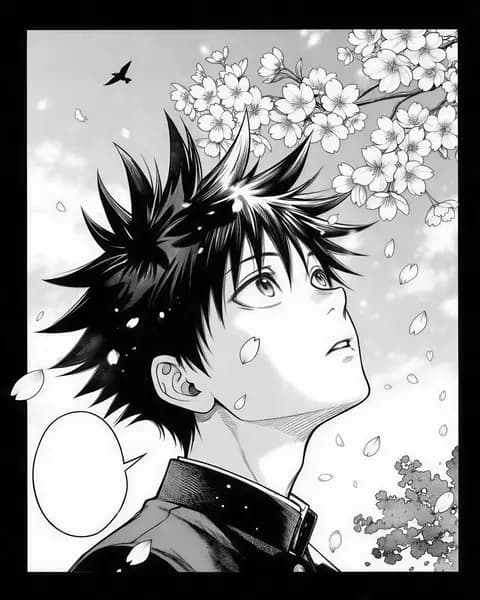 Manga panel — after Real-ESRGAN
