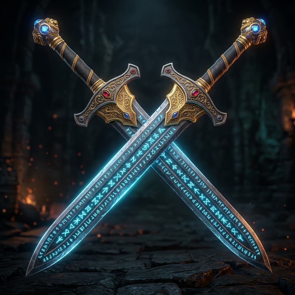 Stylized Fantasy Broadsword