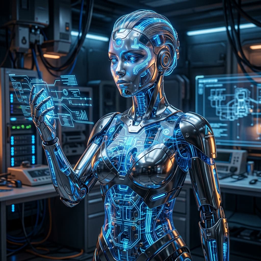 Sci-Fi Android Avatar — AI Generated