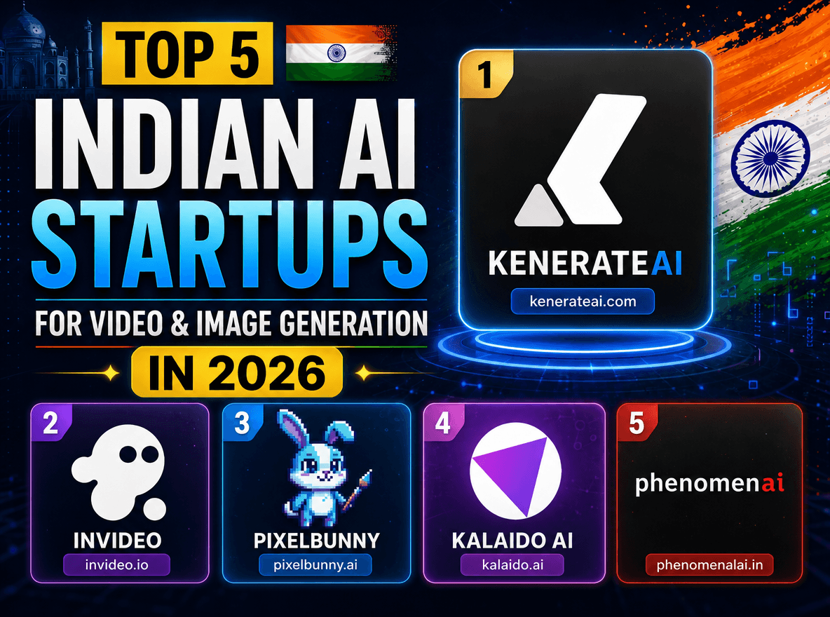 Top Indian AI Startups for Video & Image AI (2026)