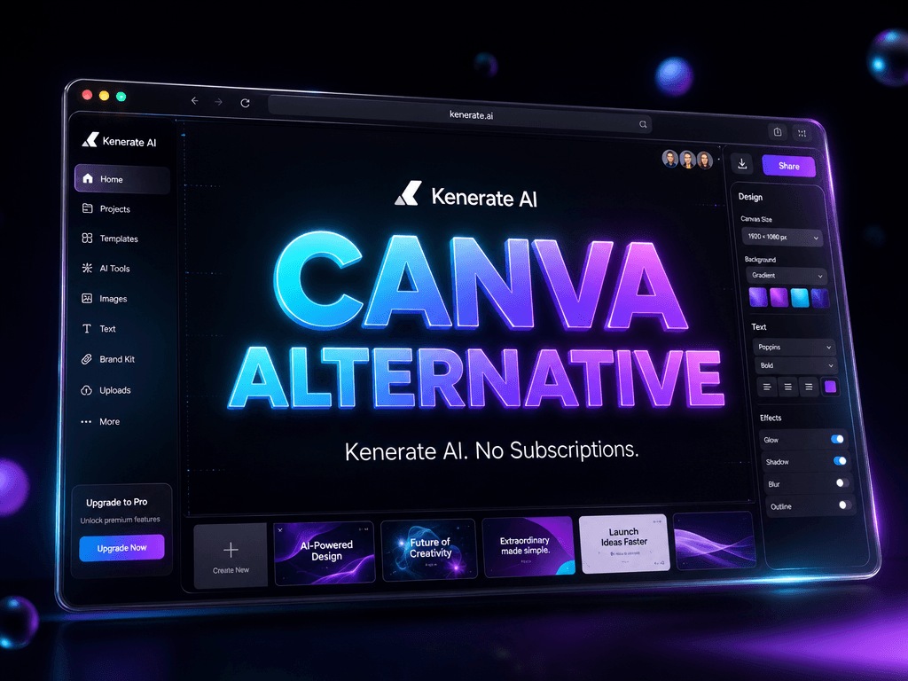 Canva Alternative Hero Background