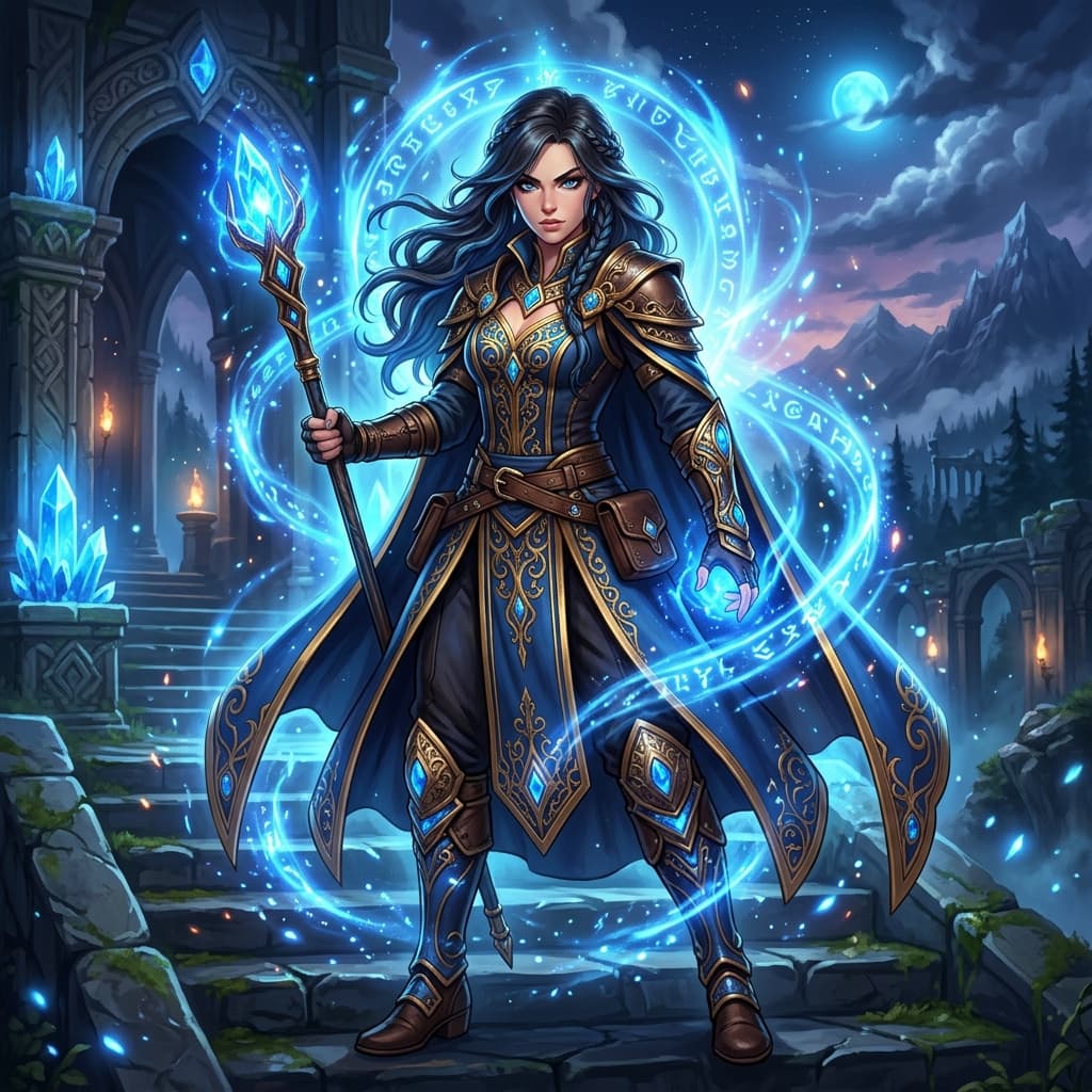 NSFW AI Art example — Fantasy NSFW Character generated by Qwen Image 3