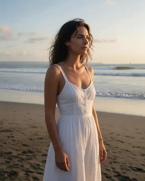 Crowded beach — background removed