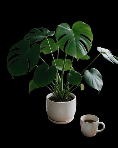 Desk plant — background removed