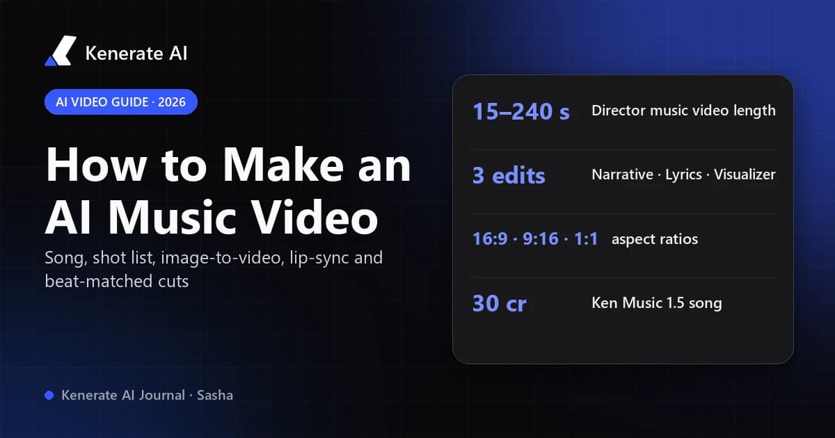 How to Make an AI Music Video: Step-by-Step Guide (2026)
