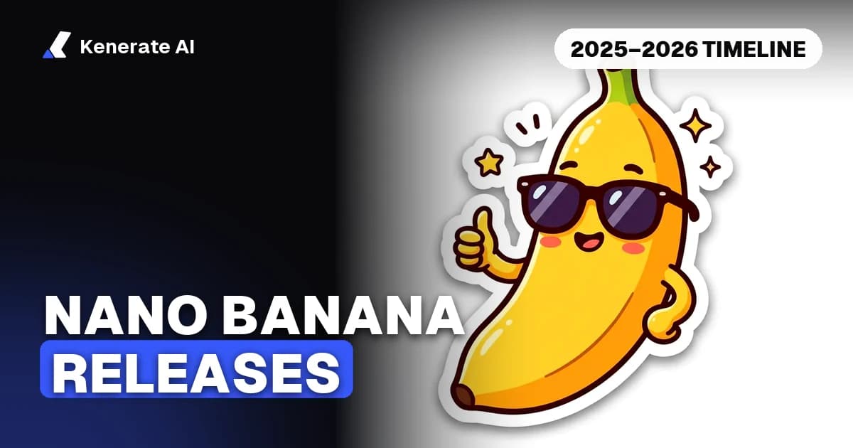 Nano Banana Release Dates: Every Version From the Original to 2.1 (2026)