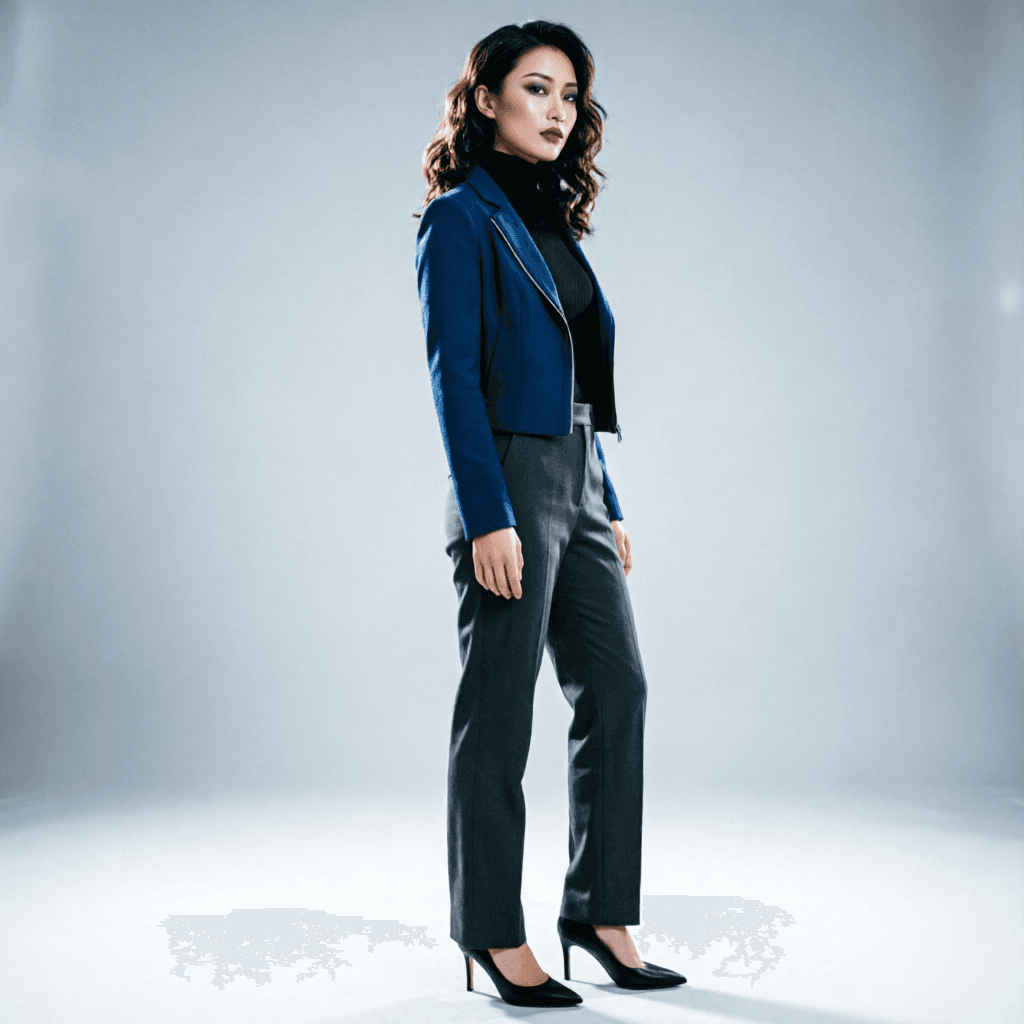 Grok Unzipped Jacket Portrait — AI Generated