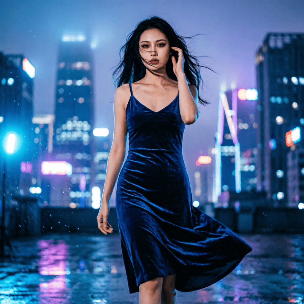 Dynamic Motion Fashion Walk — AI Generated
