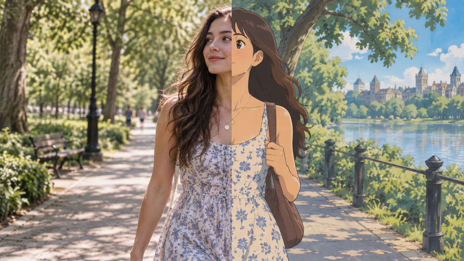 Restyle & style transfer — before and after